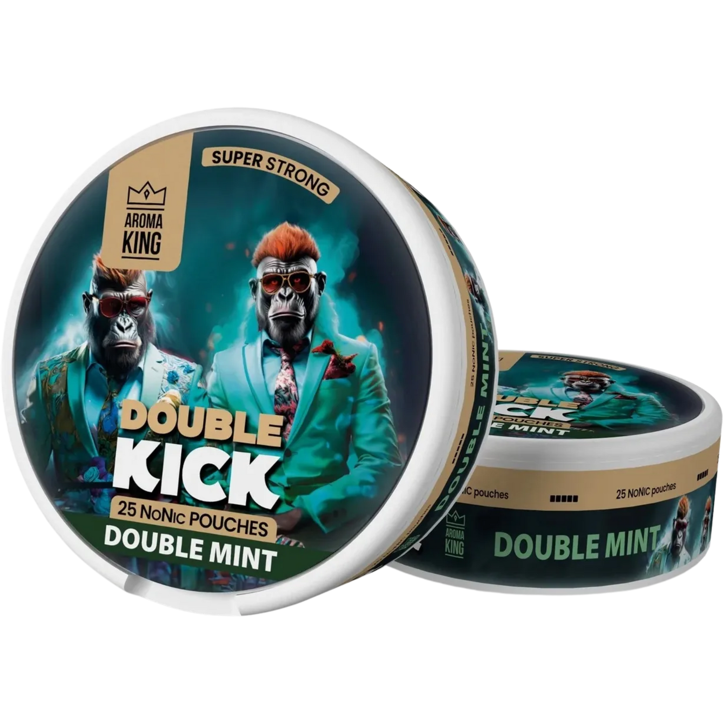 Aroma King NoNic Double Kick Double Mint - 10mg