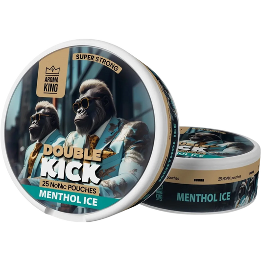Aroma King NoNic Double Kick Menthol Ice - 10mg
