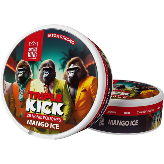 Aroma King NoNic Double Kick Mango Ice - 10mg