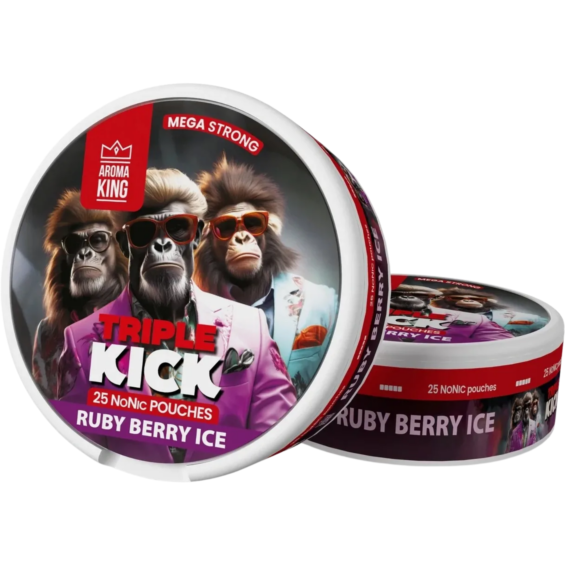Aroma King NoNic Triple Kick Ruby Berry Ice - 20mg
