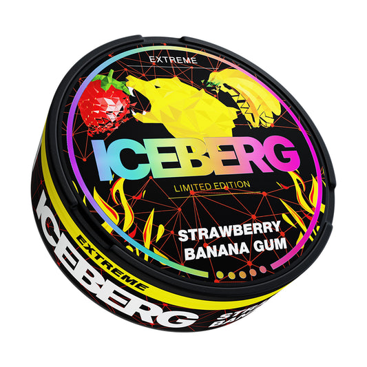Iceberg Strawberry Banana Gum - 50mg