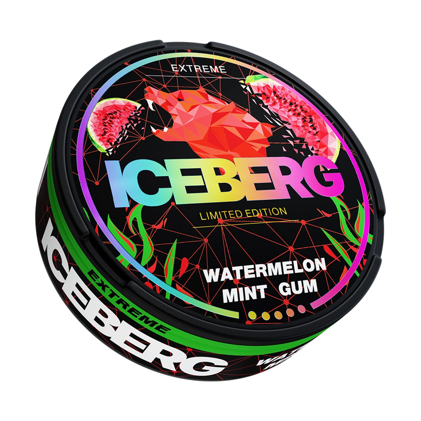 Iceberg Watermelon Mint Gum - 50mg – Snus Town